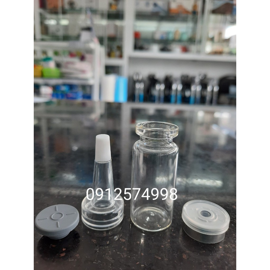 chai lọ đựng serum,lọ đựng tế bào gốc, lọ thủy tinh đựng serum my phẩm, lọ đựng chiết tế bào gốc 10ml