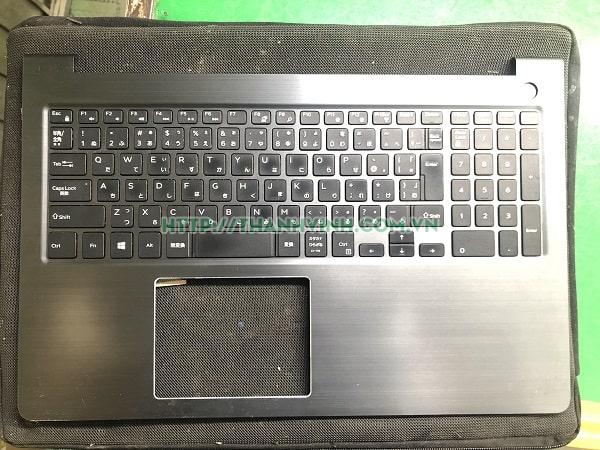 VỎ MẶT C + KEY DELL 5568 ZIN MÀU XÁM. ĐÃ LÀM CHÂN ỐC