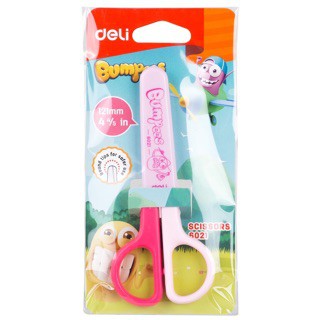 Kéo thủ công nhỏ 12cm Deli 6021 có nắp đậy an toàn