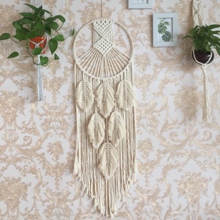 Vật treo tường macrame dreamcatcher