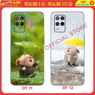Ốp lưng kính realme 8 5g, realme v13 5g - nhận in ảnh theo yêu cầu