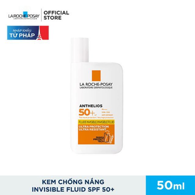 KEM CHỐNG NẮNG LAROCHE - POSAY ANTHELIOS FLUIDE INVISIBLE SPF 50+
