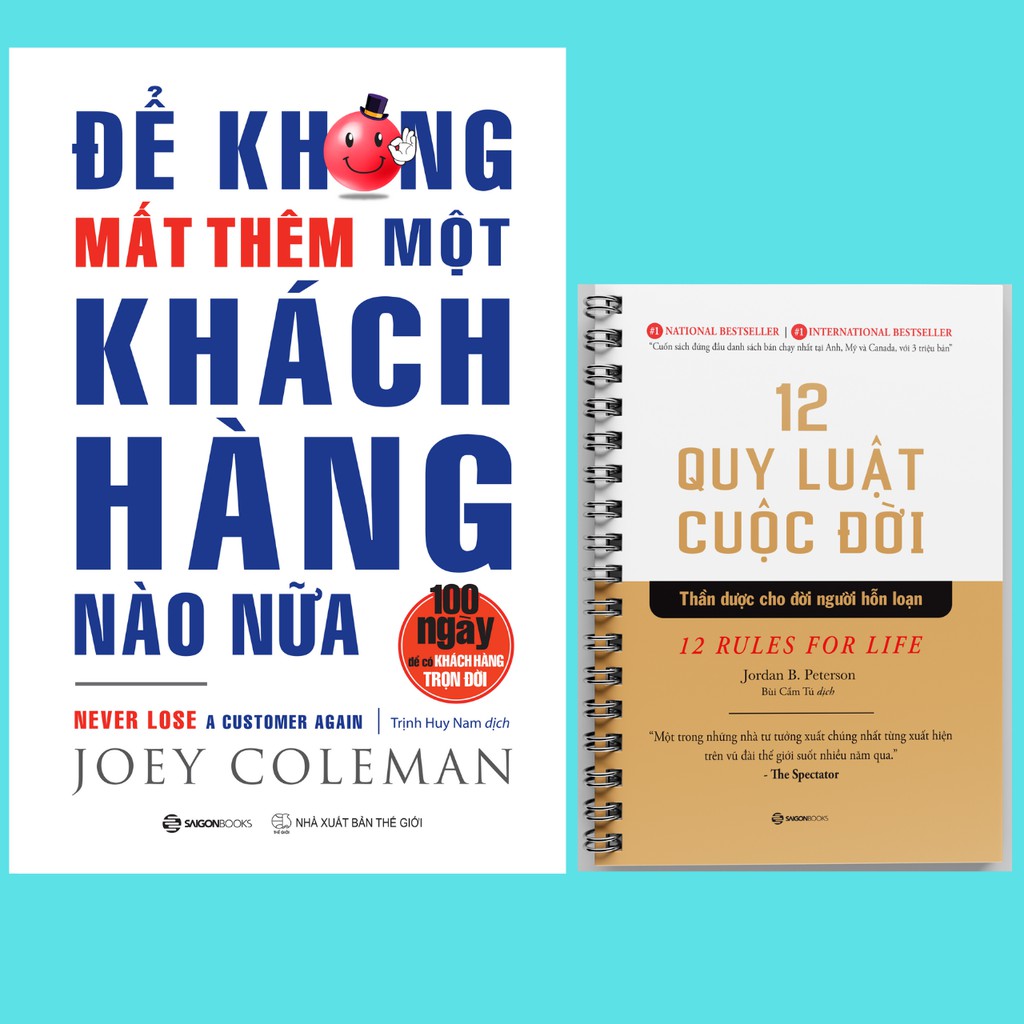 SÁCH - Để không mất thêm một khách hàng nào nữa , Sổ tay 12 quy luật cuộc đời (Bộ)