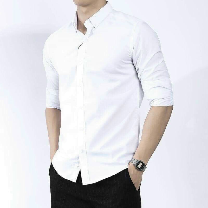 Sơmi Nam Dài Tay Vải Oxford, Somi Oxford Juveno Cao Cấp, Mềm Mịn, Phong Cách Hàn Quốc, Trẻ Trung, Đủ size 45-80Kg