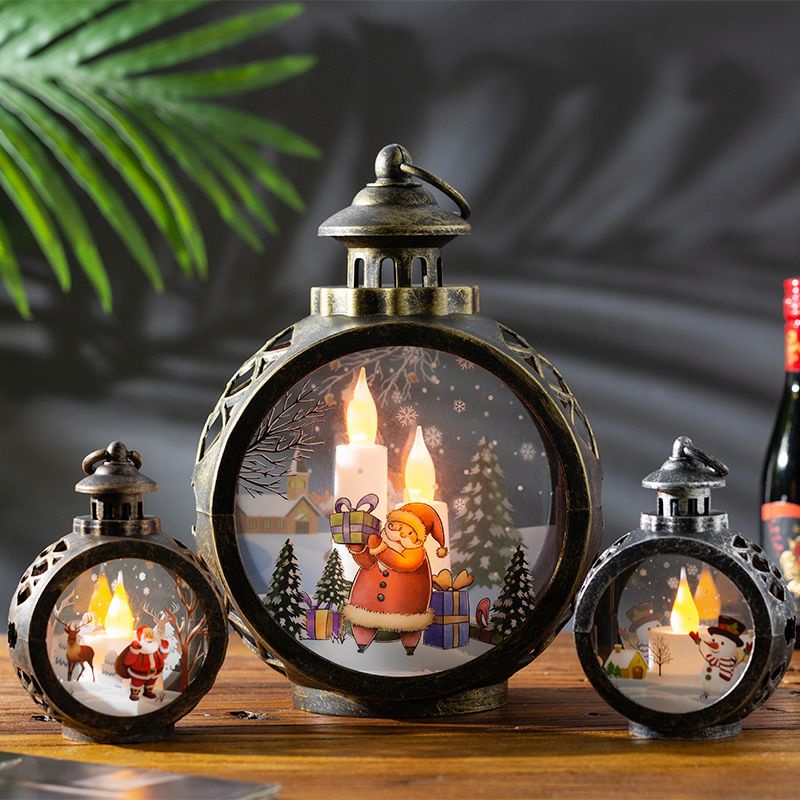 Đèn led giáng sinh size nhỏ và lớn hình ông già noel người tuyết cây thông noel trang trí giáng sinh quà noel ấm áp