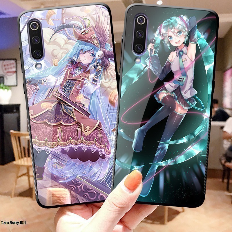 Ốp Lưng OPPO F1 F1S F3/F3plus F5 F7 F9 F11/F11 Pro mặt kính in hình ANIME 3D - TIONE