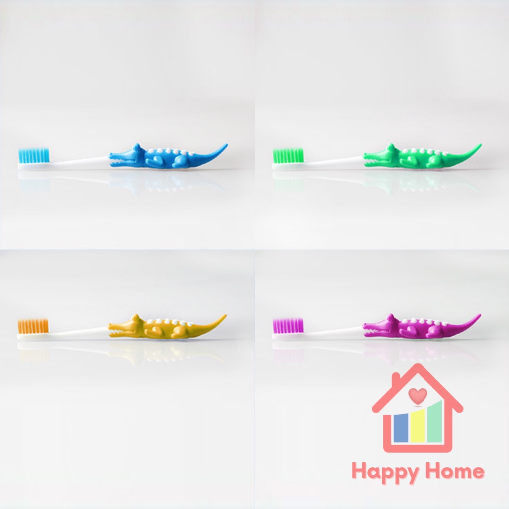 Bàn chải đánh răng cho bé lông siêu mềm, bàn chải đánh răng trẻ em Happy Home