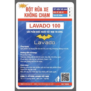 Bột rửa xe không chạm Lavado 100 mới