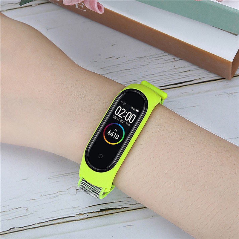 Dây Đeo Sợi Nylon Mềm Thoáng Khí Cho Đồng Hồ Thông Minh Xiaomi Mi Band 5 / 4 / 3 Xiaomi Mi Band 3 / 4 / 5