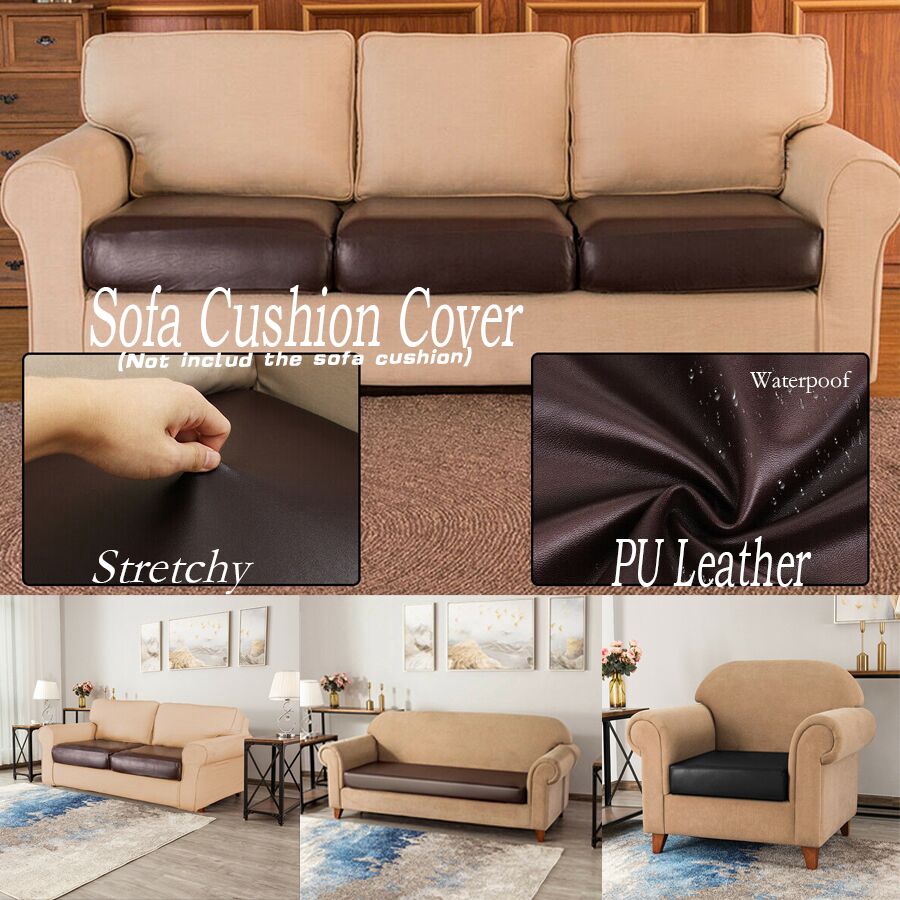 Vỏ Bọc Đệm Ngồi Ghế Sofa 1/2/3 Chỗ Trang Trí Nội Thất Nhiều Màu Sắc Tùy Chọn