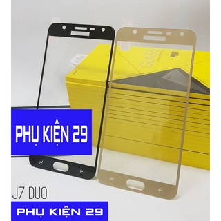 [Samsung J7 Duo] Kính cường lực FULL màn Glass Pro+ 9H