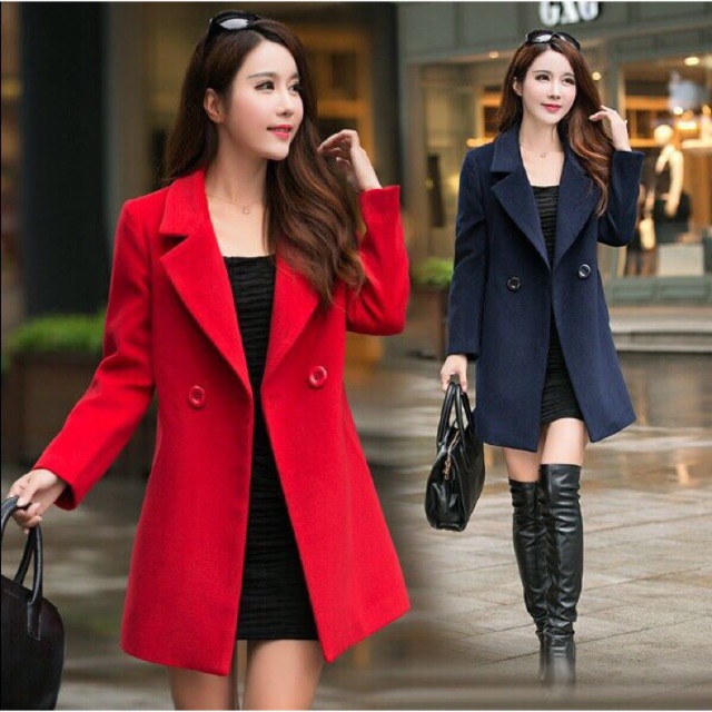 Áo khoác dạ form dài cao cấp