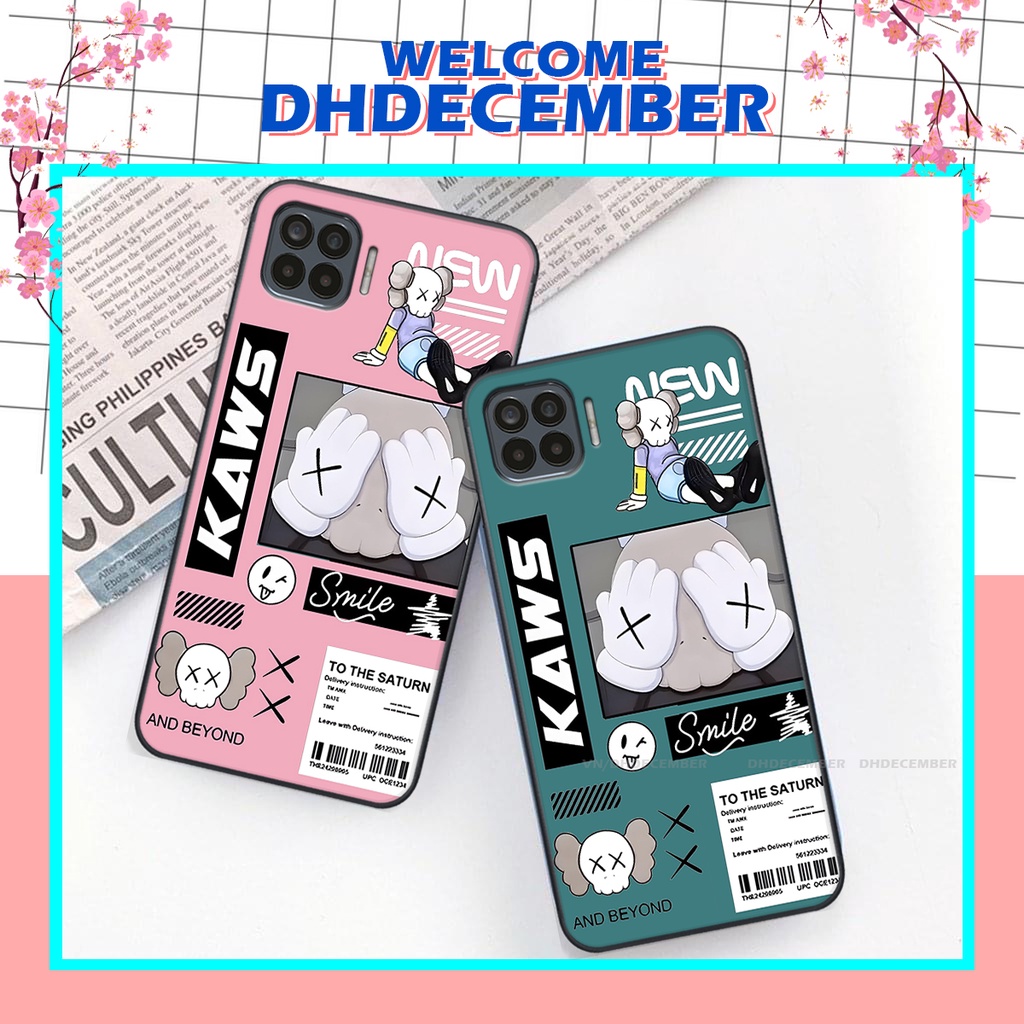 Ốp lưng Oppo A73 / A93 in hình gấu K@ws, gấu nâu, dor@emon RẺ- ĐẸP- BỀN