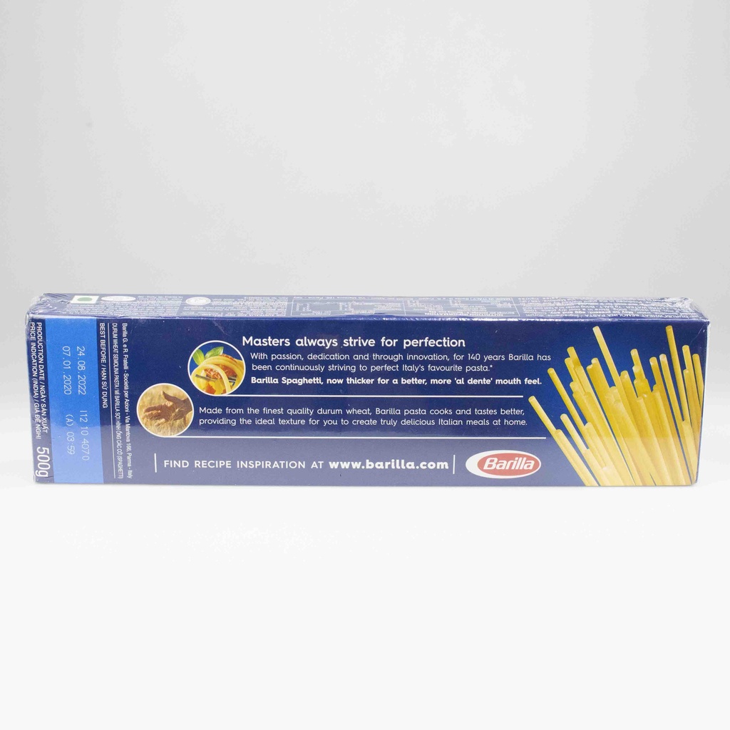 Mỳ Barilla sợi hình ống các cỡ Spaghetti 500g