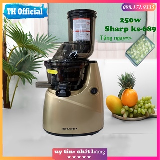 Máy ép chậm Sharp KS-689 model new 2022 ⭐ Máy ép chậm hoa quả chính hãng bảo hành 12 tháng