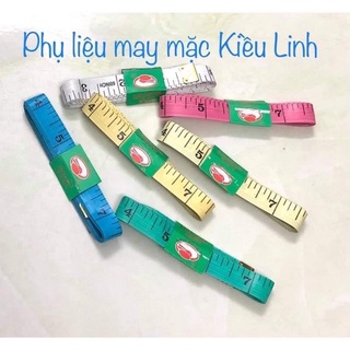 Thước dây có 2 mặt cm và inch dài 150cm-60inch