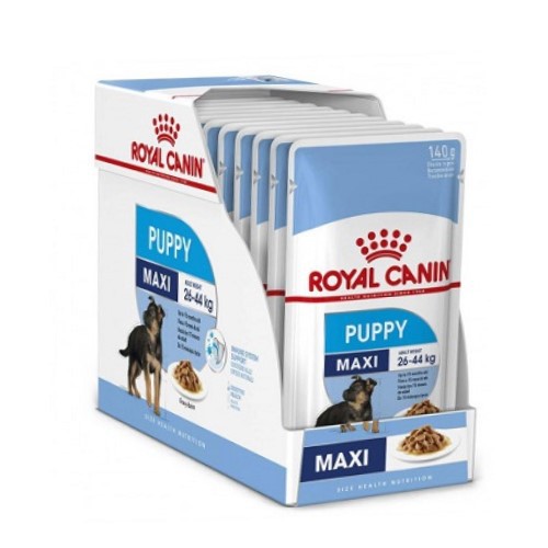[CHÍNH HÃNG] ROYAL CANIN - THỨC ĂN ƯỚT CHO CHÓ MAXI PUPPY - GÓI 140G