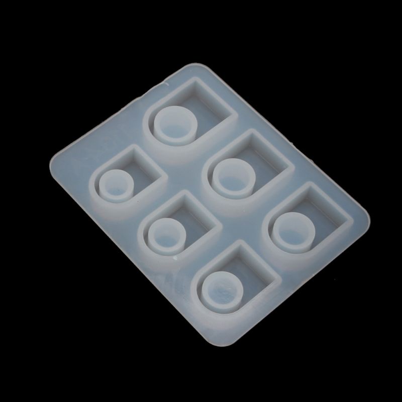 Khuôn làm trang sức nhẫn hình chữ nhật kích thước US 7-12 DIY