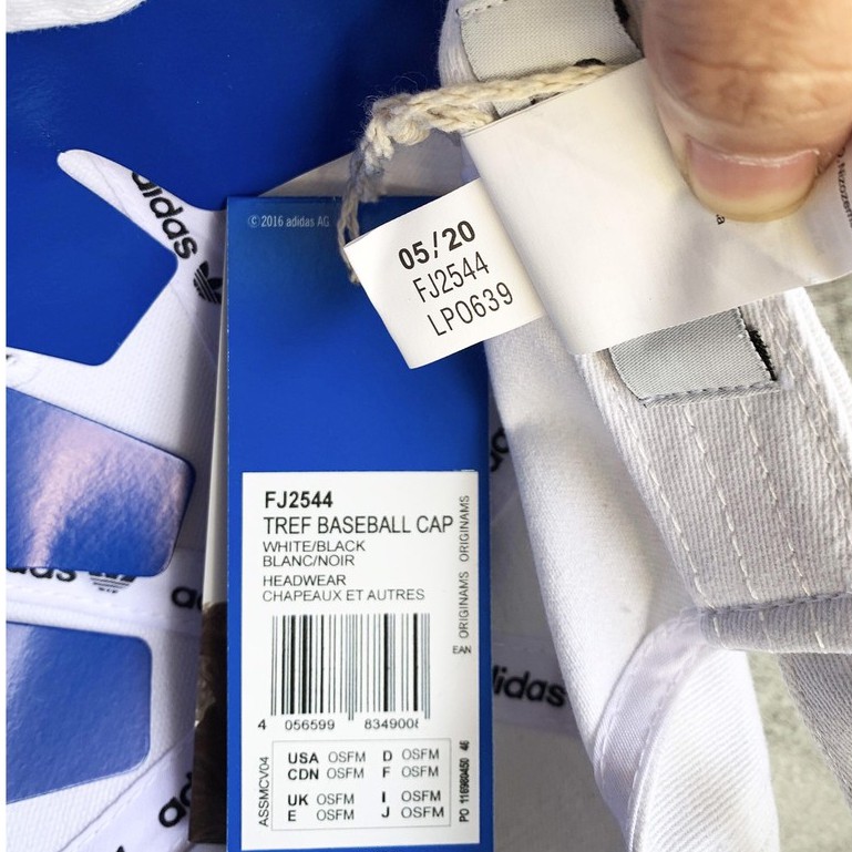 ⚡️ Mũ / Nón thể thao adidas Trefoil Baseball Cap - White FJ2544 | HÀNG XUẤT XỊN / Ảnh Thật / GIÁ RẺ NHẤT