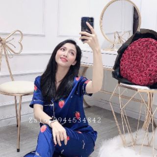 Bộ ngủ pijama lụa satin siêu mát