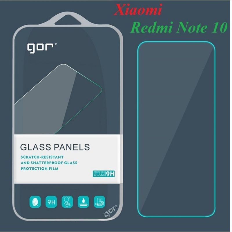 Kính Cường lực Xiaomi Redmi Note 10 / Note 10s / Redmi Note 10 Pro - Chính hãng Gor chất