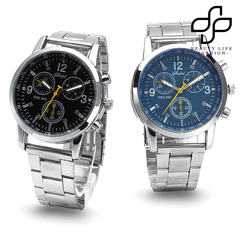 BEA™ Fashion Round Sub-dials Decor Analog Quartz Wrist Watch Gift