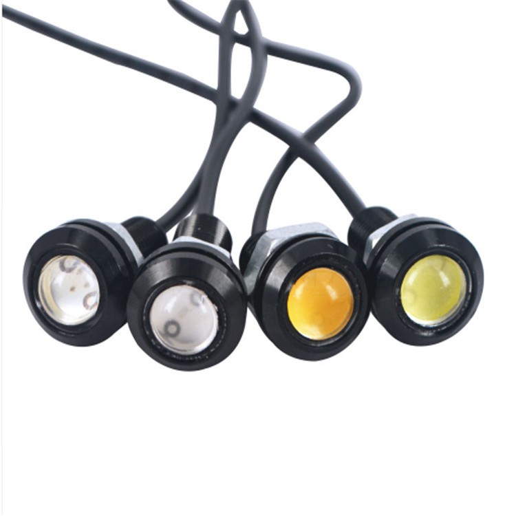 Đèn LED Sương Mù DRL 9W 18MM 12V 24V Ánh Sáng Trắng / Vàng / Xanh Dương Chuyên Dụng Cho Xe Hơi / Xe Tải