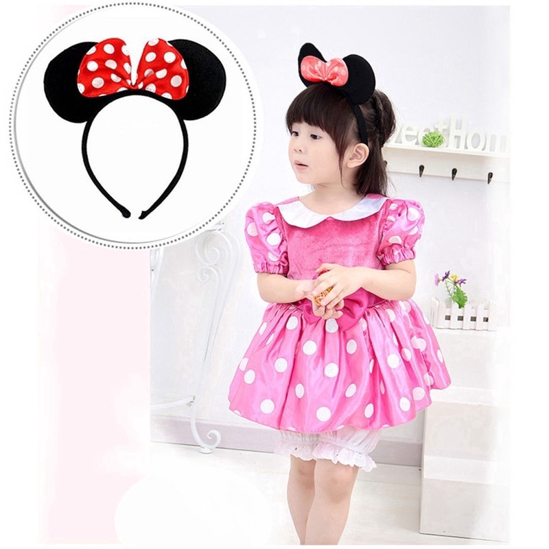 Băng Đô Hình Chuột Minnie Mickey Dễ Thương Cho Người Lớn Và Trẻ Em