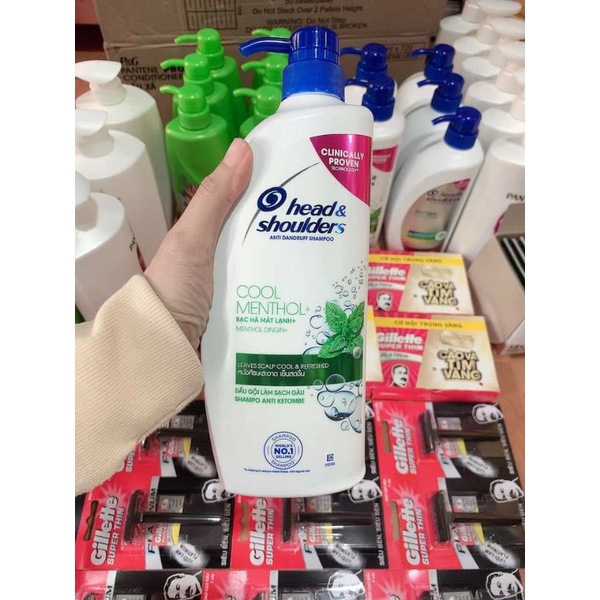 Dầu gội Head &amp; Shoulders 850g Chai lớn