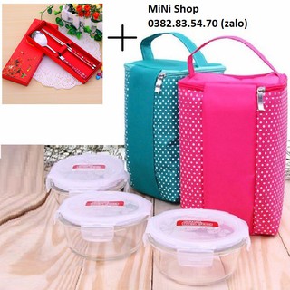 Hộp đựng cơm - hộp đựng cơm thủy tinh