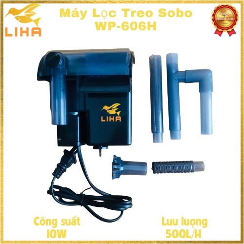 Máy Lọc Treo Sobo WP-606H (10W - 500L/H) - Lọc Nước Bể Cá Thủy Sinh