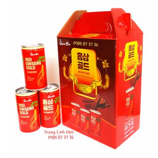 Nước hồng sâm Hàn Quốc thanh nhiệt, mát gan (12 lon)
