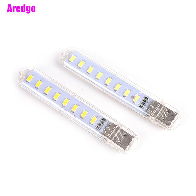 Đèn led usb 8 bóng mini di động tiện dụng cho pc / laptop
