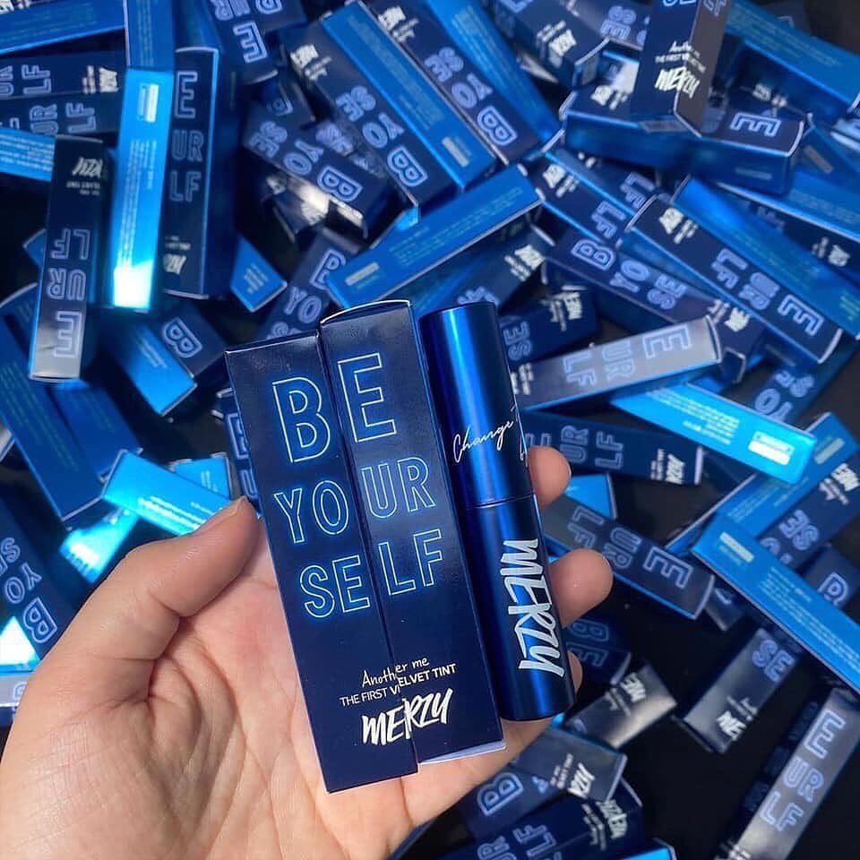 (V6 Vỏ xanh) Son Kem Lì Merzy Another Me The First Velvet Tint | BigBuy360 - bigbuy360.vn