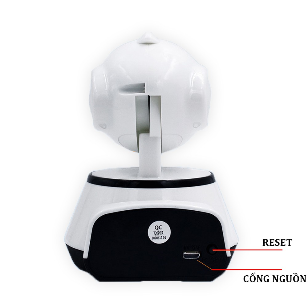 [Mã ELCA5 giảm 7% đơn 500K] Camera giám sát WIFI 2 Ăng-ten Ngầm V380 [ Camera giám sát robot ] | WebRaoVat - webraovat.net.vn