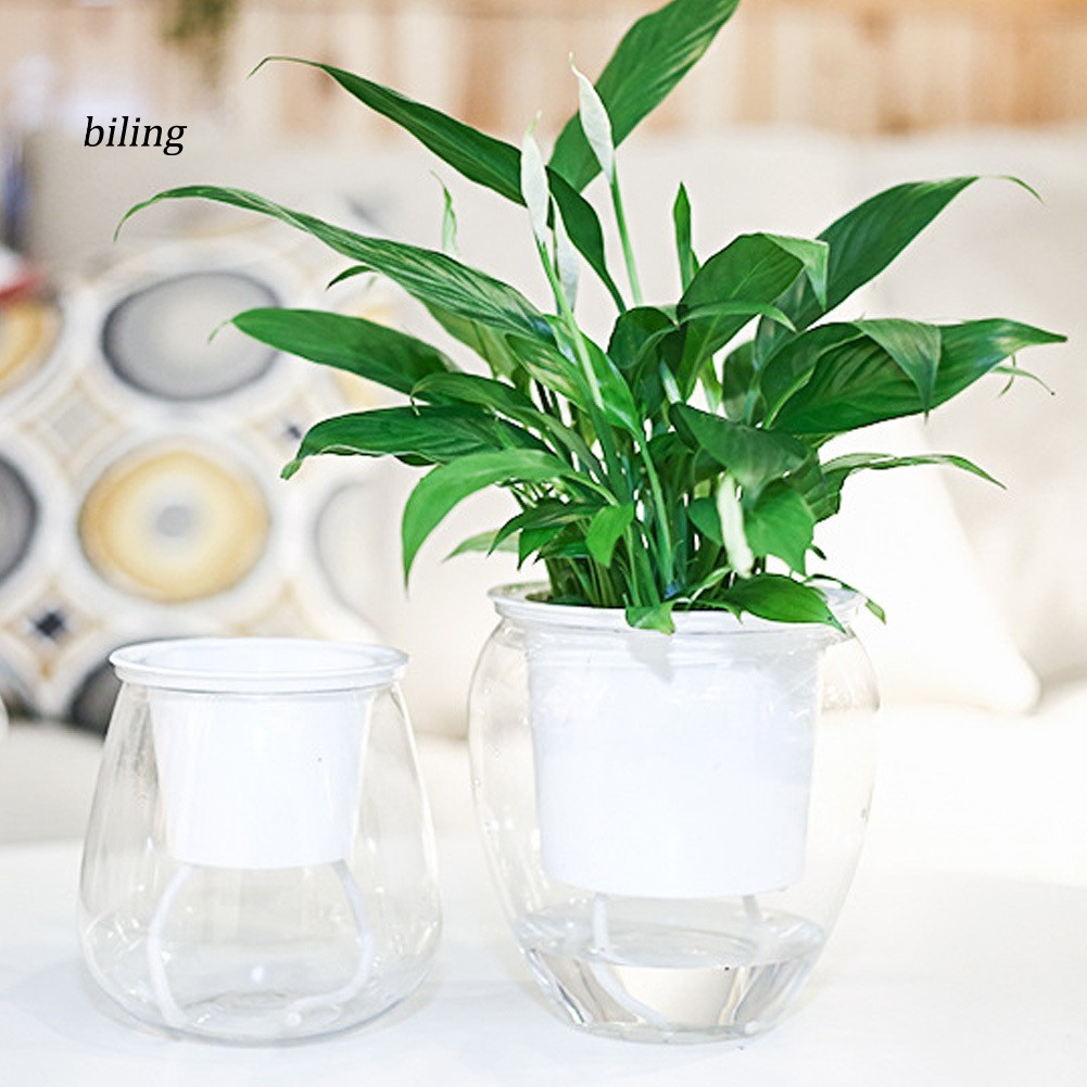 ✿Yyp Yyp✿Chậu Hoa Tự Tưới Nước Bằng Nhựa Tiện Lợi Dành Cho Vườn Nhà