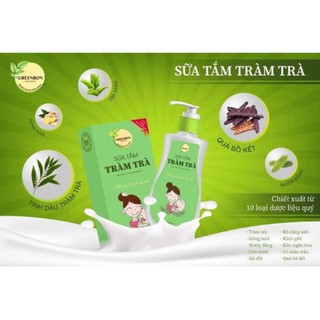 Sữa tắm tràm trà greenbon cho bé