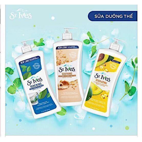 Sữa Dưỡng Thể Toàn Thân St.Ives Body Lotion (621ml)