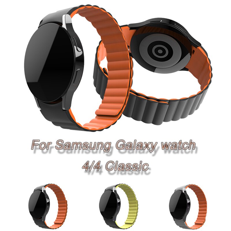 Dây Đeo Nam Châm 20mm 46mm 42mm Cho Đồng Hồ Thông Minh Samsung Galaxy Watch 4 40mm 44mm