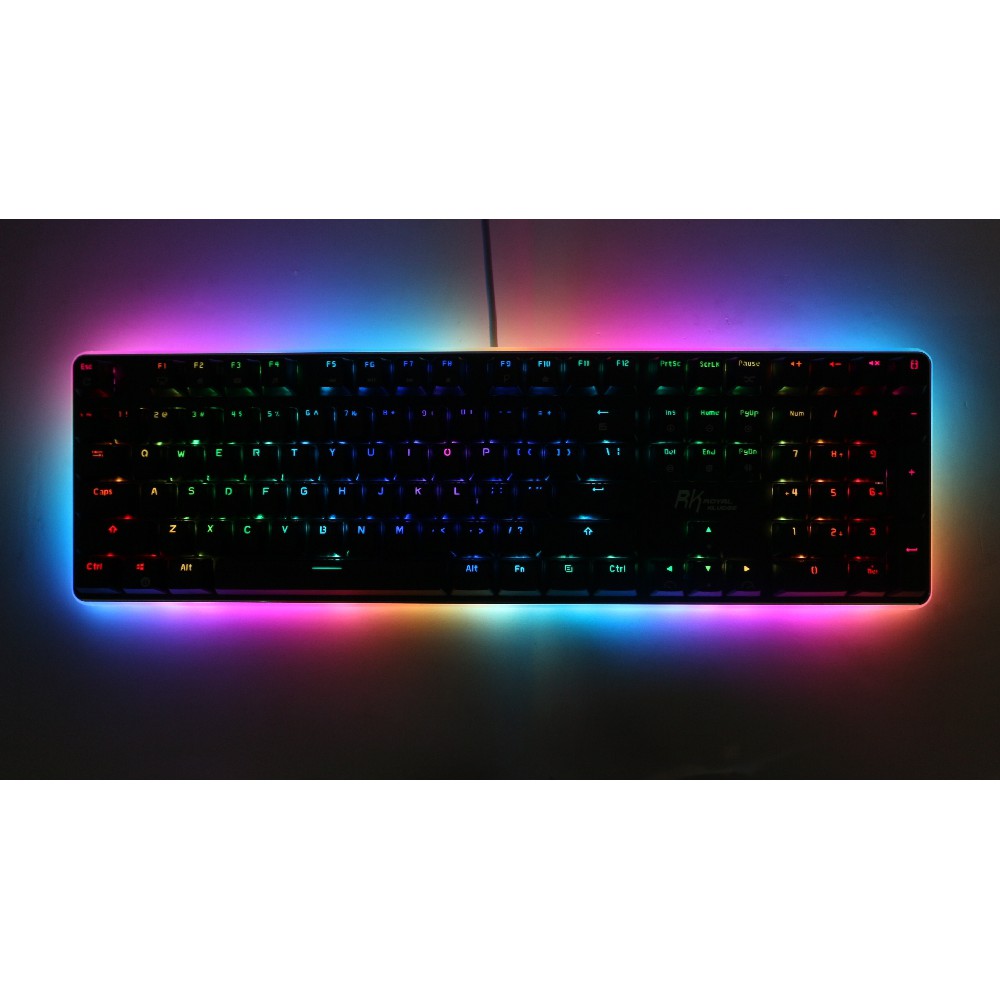 BÀN PHÍM CƠ ROYAL KLUDGE RK918 BLUE SWITCH LED RGB | BigBuy360 - bigbuy360.vn