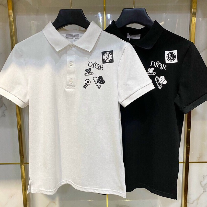 Áo Phông Polo Tay Ngắn Dáng Suông In Sticker Trước Ngực Chất Thun Cá Sấu Siêu Mát - AC79 | BigBuy360 - bigbuy360.vn