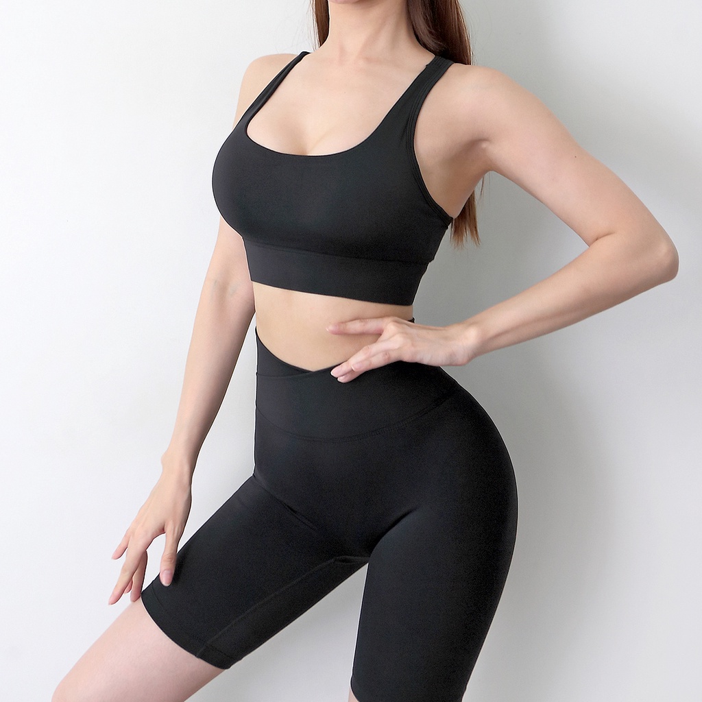 Áo lót thể thao ANRAN hỗ trợ nâng ngực lưng cao tiện dụng cho nữ