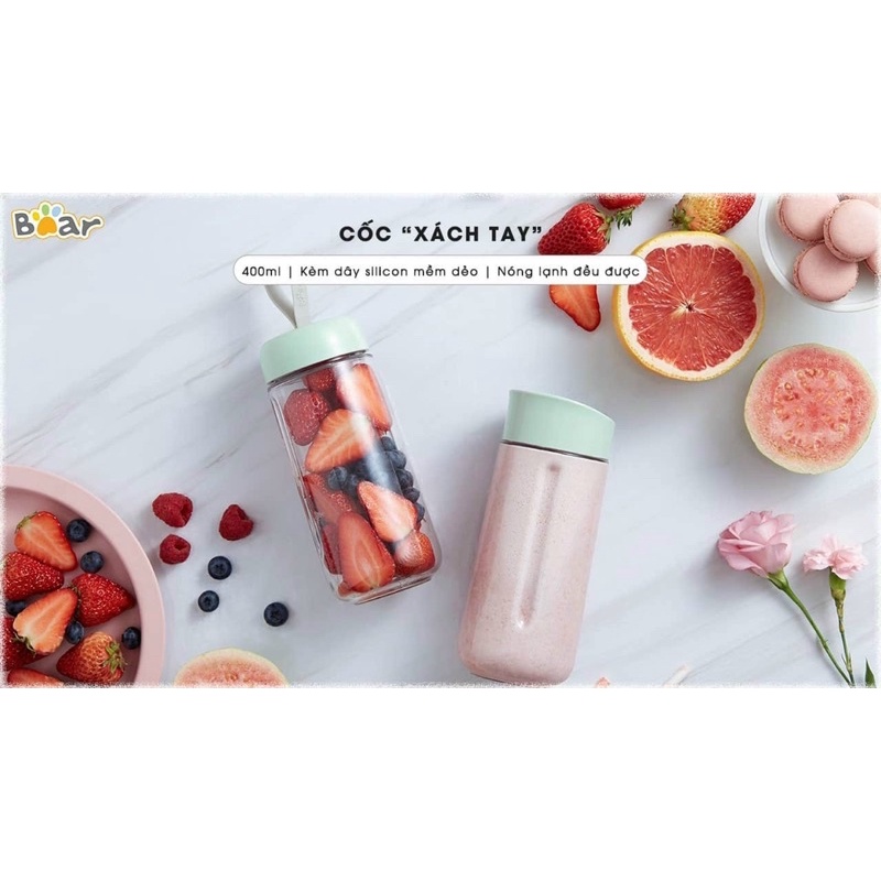 Máy xay sinh tố hoa quả, xay đồ ăn dặm, xay ngũ cốc v.v… Bear