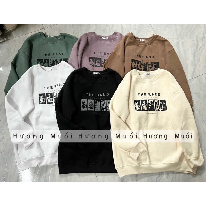 Áo nỉ sweater THE BAND nhiều mẫu- nỉ bông nhiều hình