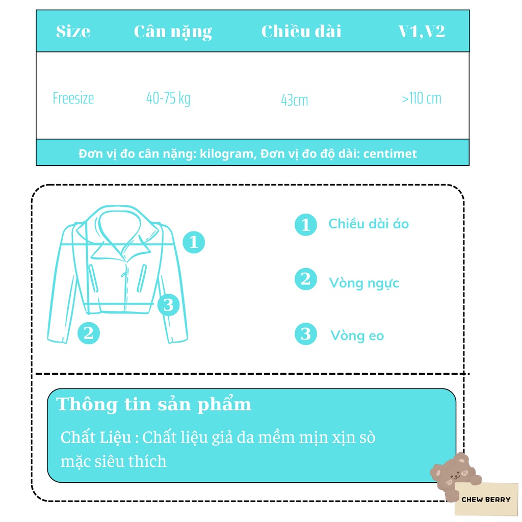 ÁO KHOÁC DA NỮ, ÁO CROPTOP NỮ Form Rộng