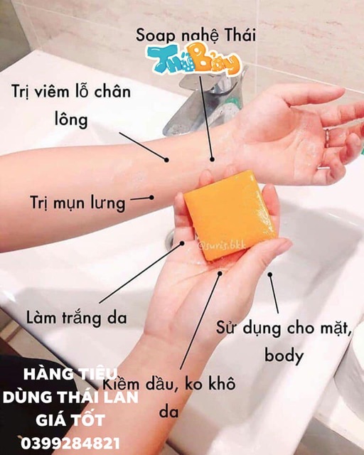 1 CỤC XÀ PHÒNG CAM GALONG THÁI LAN | BigBuy360 - bigbuy360.vn