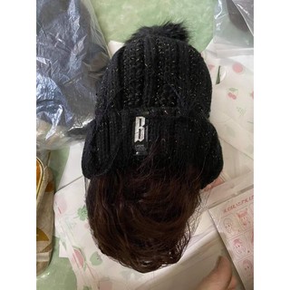 Mũ len xù❤️freeship 50k❤️ tóc mũ dính sẵn