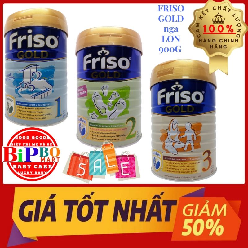 (CHÍNH HÃNG)Sữa Friso gold Nga 1.2.3(800g)(Mẫu Mới)
