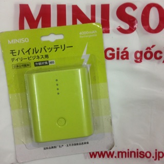 Sạc dự phòng 4000mah Miniso