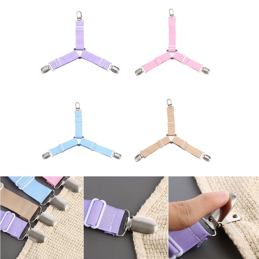 Dây Cố Định Ga Giường Co Giãn Chống Trượt Kèm Giá Đỡ Tiện Dụng
